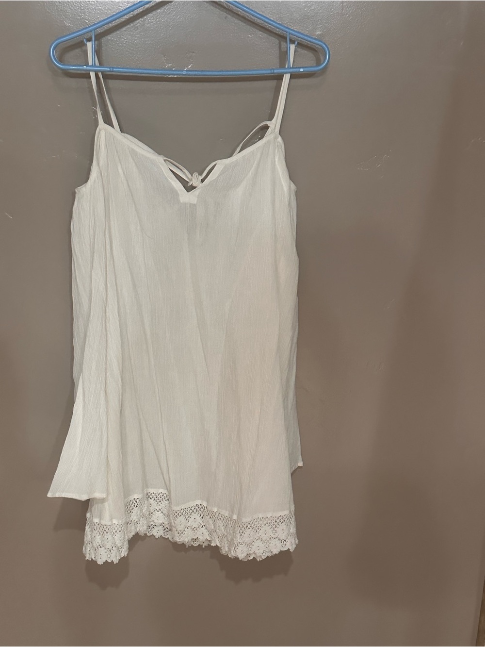 Billabong Off White Cotton Off the Shoulder Beach Summer Shirt Size M